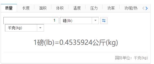 一磅等于多少斤、千克？常用重量单位之间怎么换算？ 